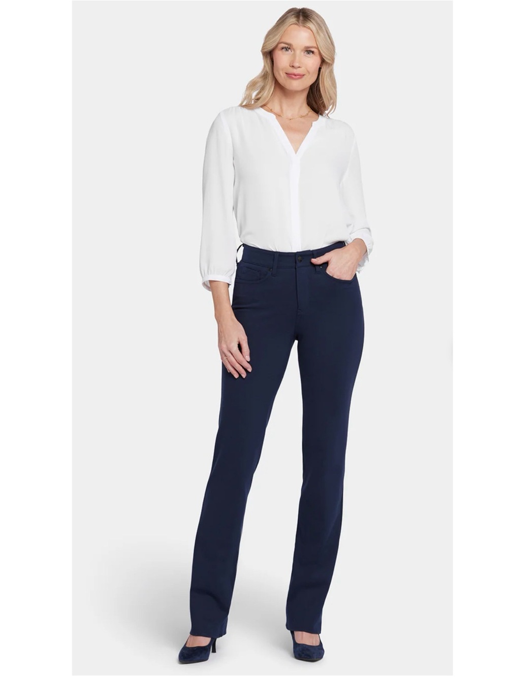 NYDJ Sculpt-Her Collection Marilyn Straight Pants - Picture 3 of 12